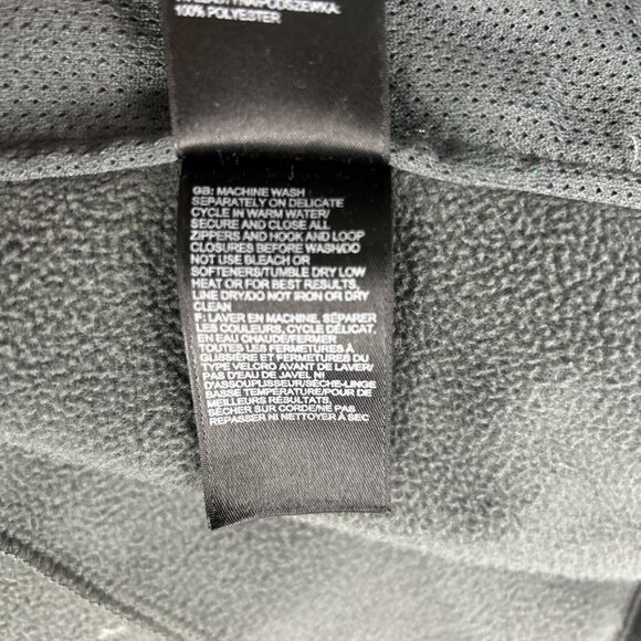 North Face Jacket Mens Large Green Gray Apex Fleece Lined Casual Outdoors Zip Up - Picture 8 of 11